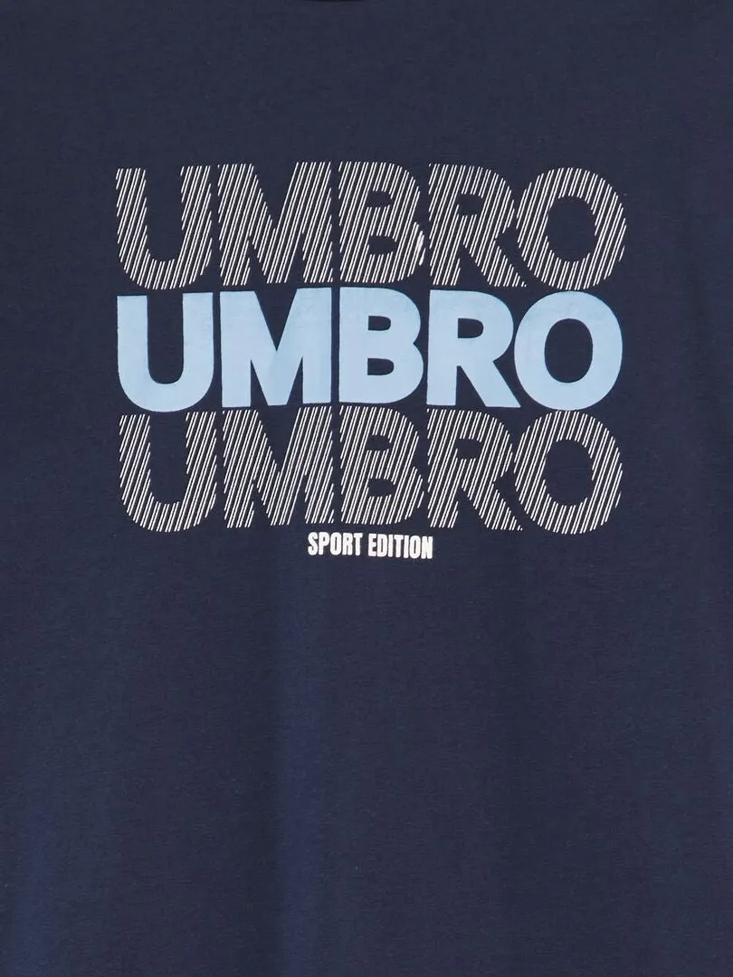 CAMISETA DE TIRANTES 'UMBRO' CON CUELLO REDONDO  AZUL