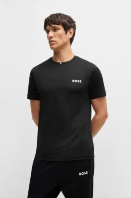 Camiseta deportiva BOSS x Matteo Berrettini en piqué que absorbe la humedad