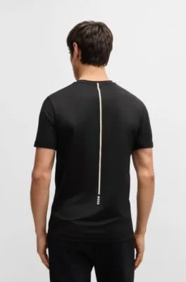 Camiseta deportiva BOSS x Matteo Berrettini en piqué que absorbe la humedad