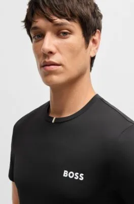 Camiseta deportiva BOSS x Matteo Berrettini en piqué que absorbe la humedad