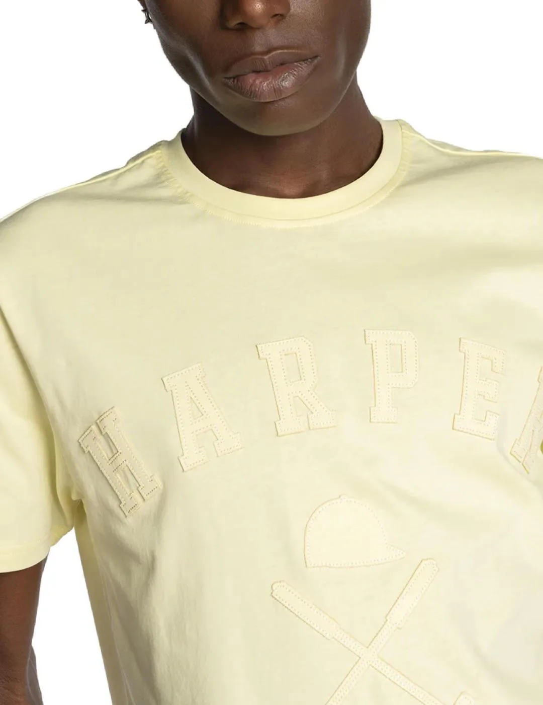 Camiseta Harper&Neyer Brooklyn amarilla manga corta hombre