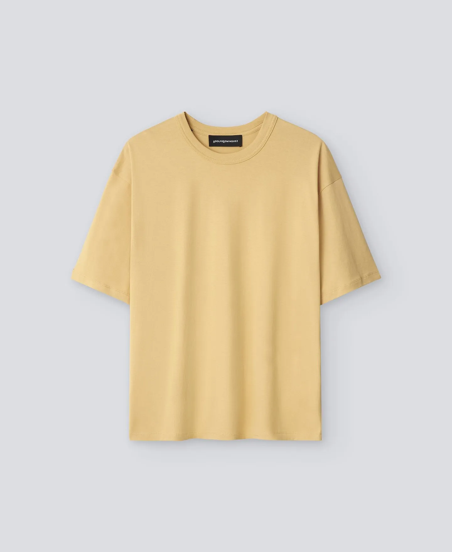 Camiseta oversize amarilla hombre