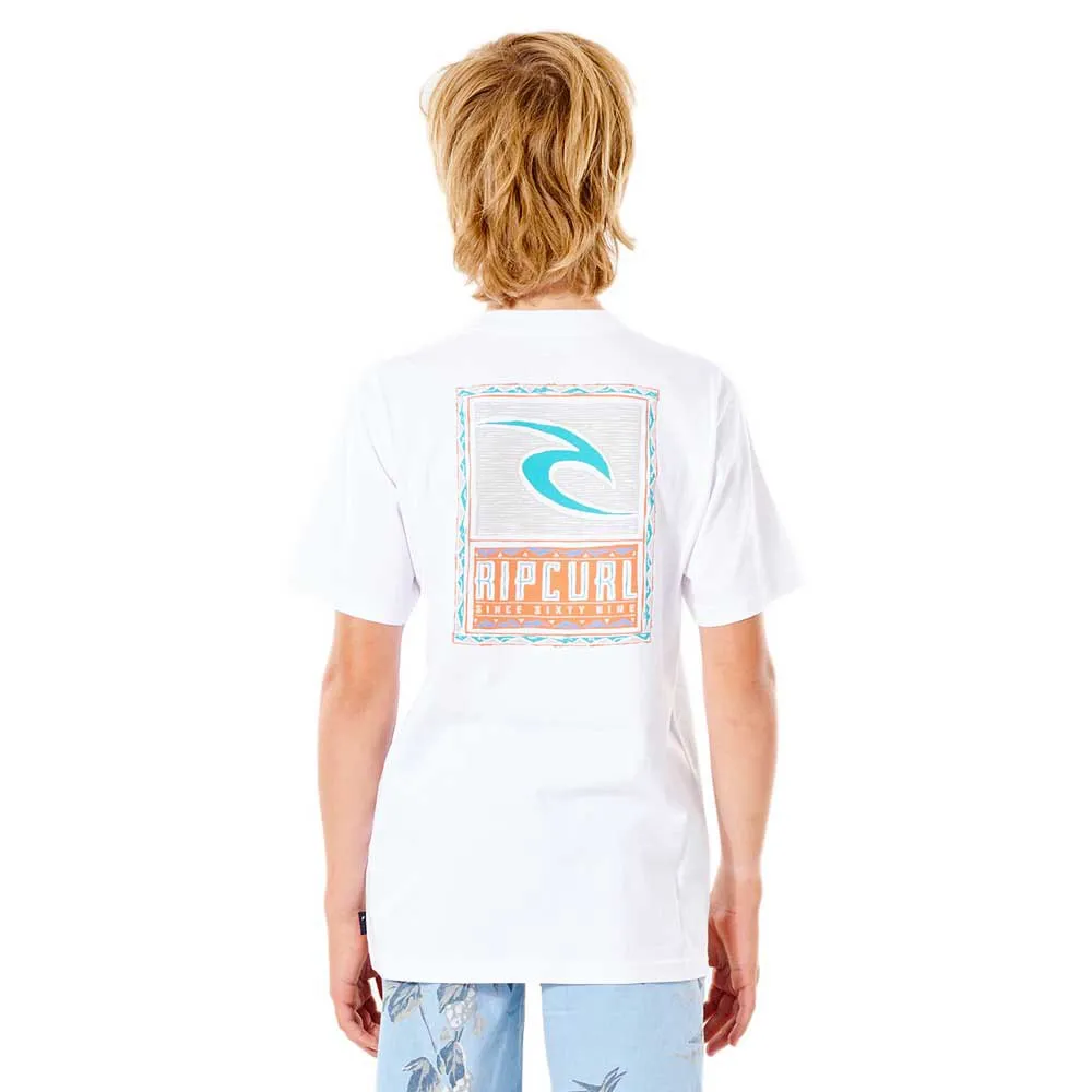 Camiseta RIP CURL Niño manga corta surfera Cut Out Dusty White Ref. KTEXS9 blanca