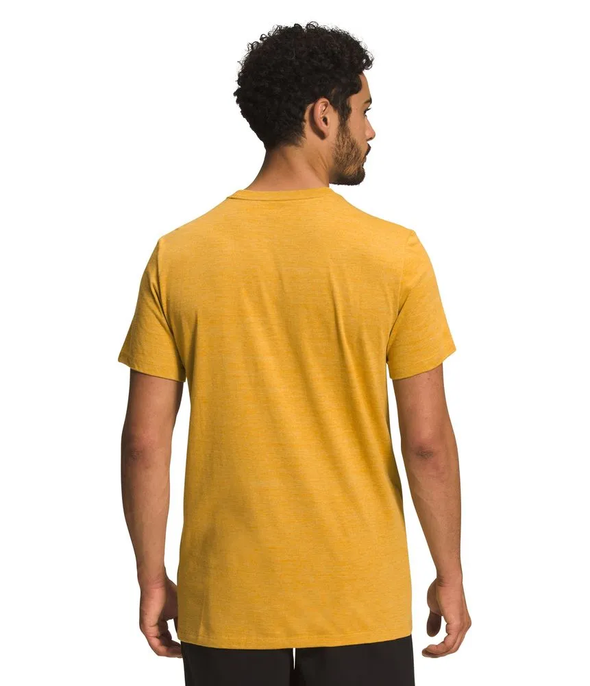CAMISETA S/S HALF DOME TRIBLEND TEE  AMARILLA HOMBRE THE NORTH FACE