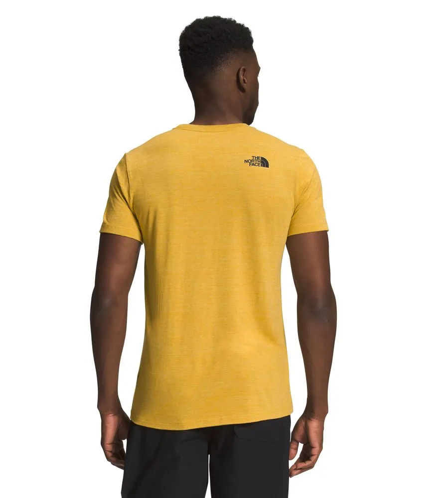 Camiseta S/S Triblend Bear Tee Amarilla Hombre The North Face
