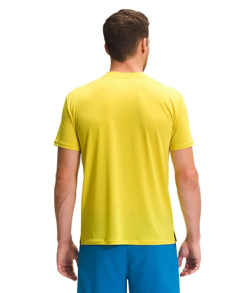 Camiseta Wander S/S Hombre Amarilla The North Face