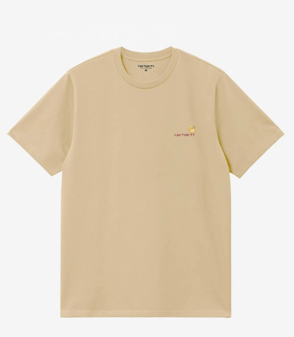 CARHARTT WIP  CAMISETA PARA HOMBRE AMARILLA  AMERICAN SCRIPT T
