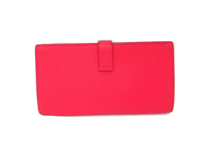 Cartera Longa Soufflet Bearn de Hermès Rosa 