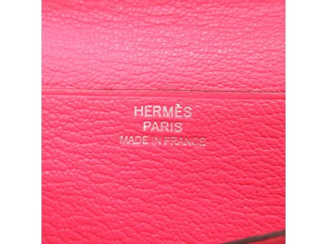 Cartera Longa Soufflet Bearn de Hermès Rosa 