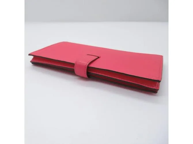 Cartera Longa Soufflet Bearn de Hermès Rosa 