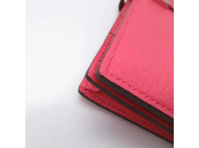 Cartera Longa Soufflet Bearn de Hermès Rosa 