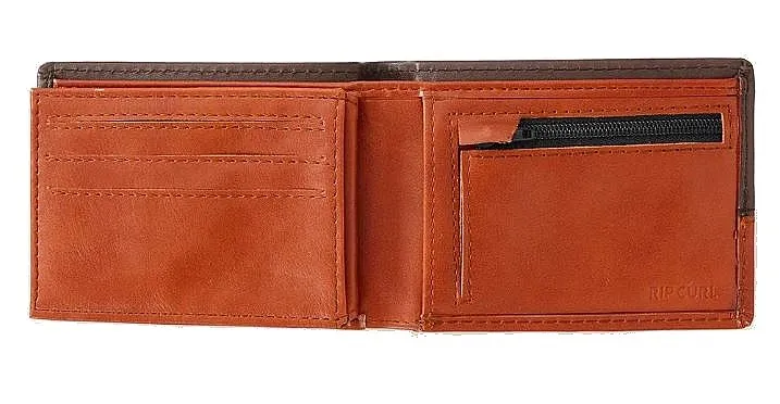 CARTERA RIP CURL CORPAWATU ICON PU SLIM  TAN/BROWN  MEN´S