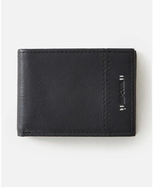 Cartera Rip Curl Stacked RFID Slim Negra 