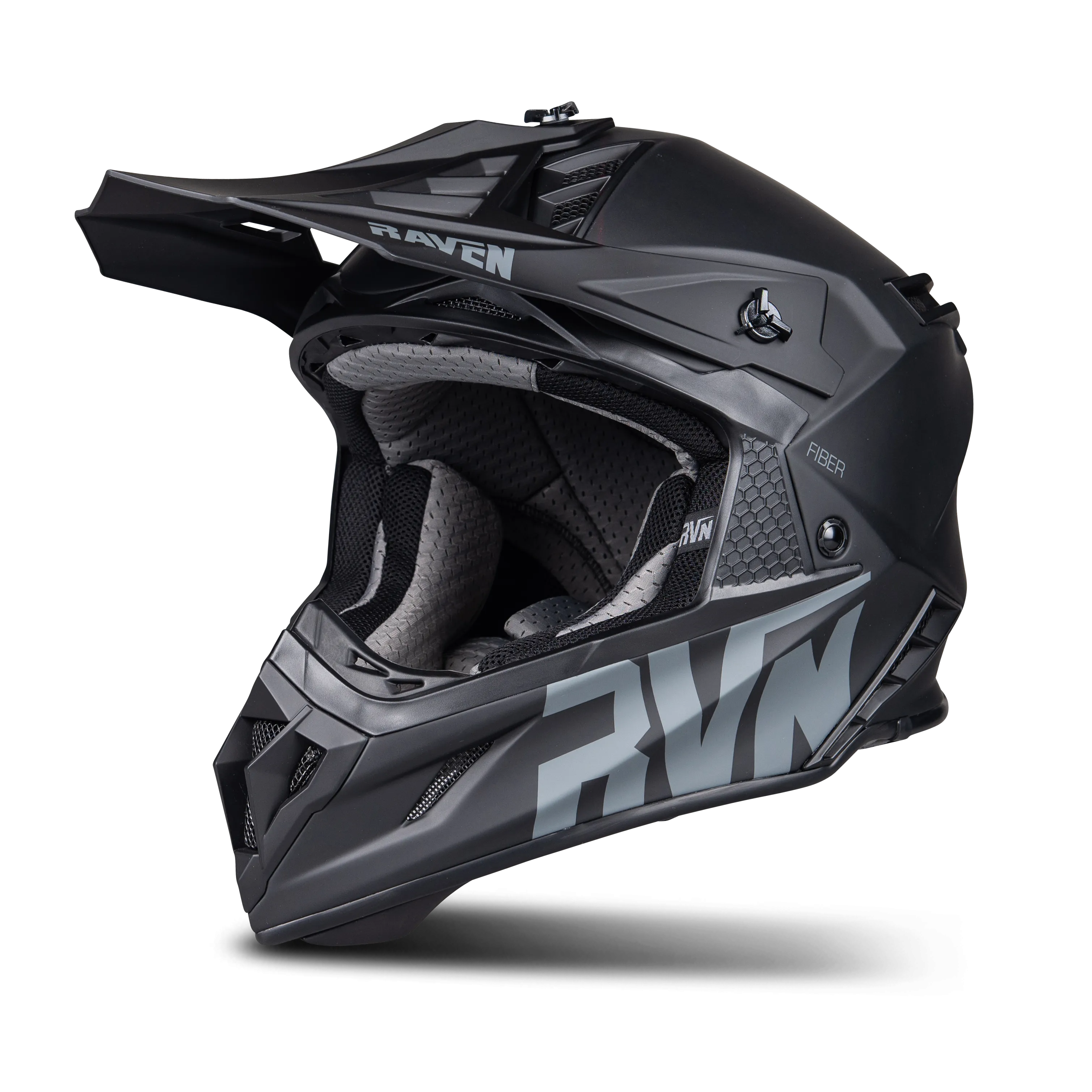 Casco de Cross Raven Aspire Evo Negro Mate