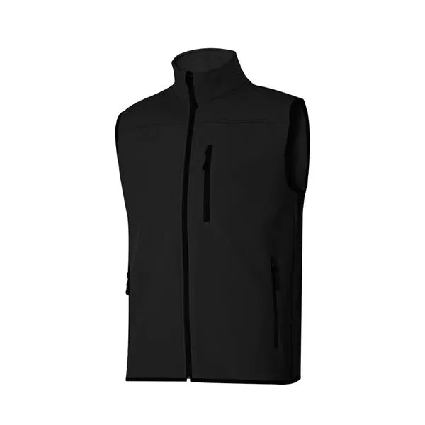 CHALECO TRABAJO L 94%POLI6%ELAS MULTIBOLSILLOS NE SOFT SHELL P205905    0    L