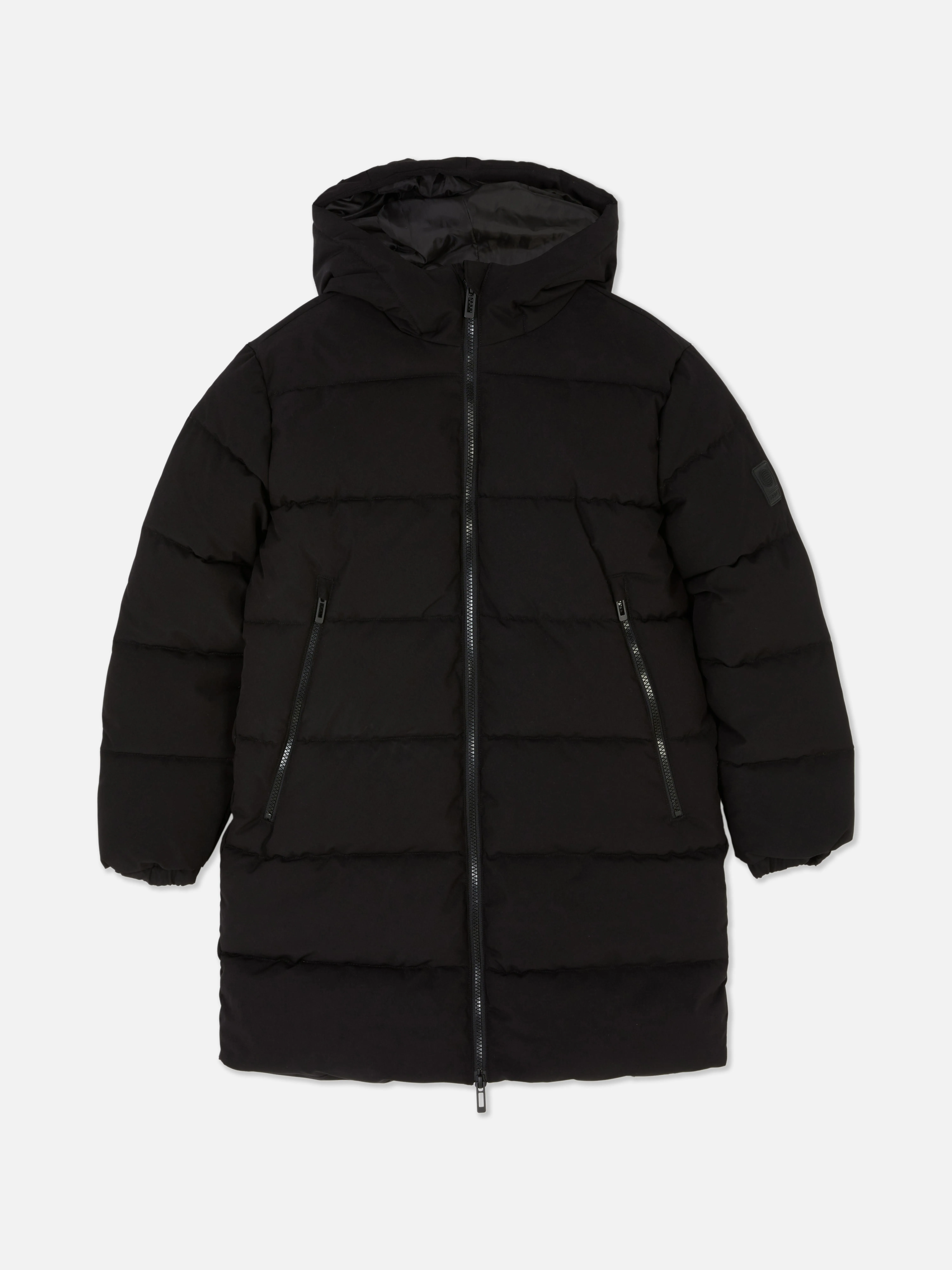 Chaqueta acolchada larga para niños y niñas mayores