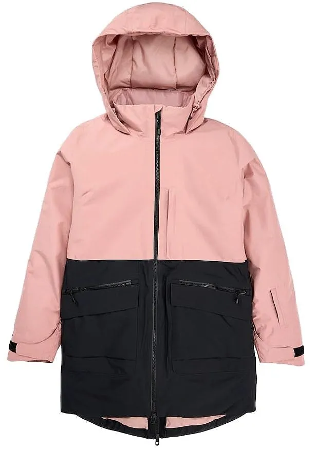 CHAQUETA BURTON TREELINE 2L GORETEX  POWDER BLUSH/TRUE BLACK  WOMEN´S
