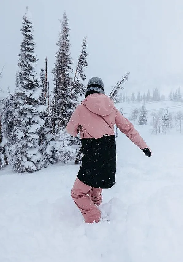 CHAQUETA BURTON TREELINE 2L GORETEX  POWDER BLUSH/TRUE BLACK  WOMEN´S