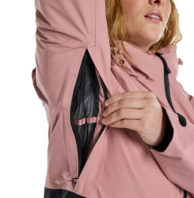 CHAQUETA BURTON TREELINE 2L GORETEX  POWDER BLUSH/TRUE BLACK  WOMEN´S
