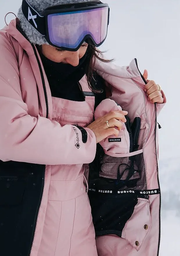 CHAQUETA BURTON TREELINE 2L GORETEX  POWDER BLUSH/TRUE BLACK  WOMEN´S