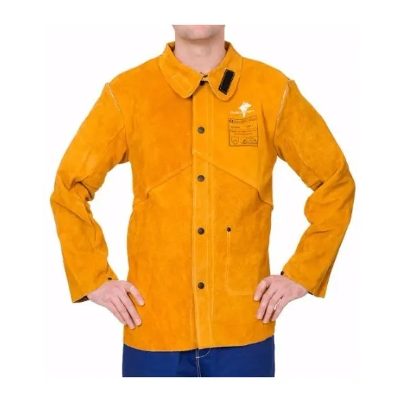 Chaqueta con dorso de tela ignífuga WELDAS Golden Brown