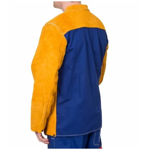 Chaqueta con dorso de tela ignífuga WELDAS Golden Brown