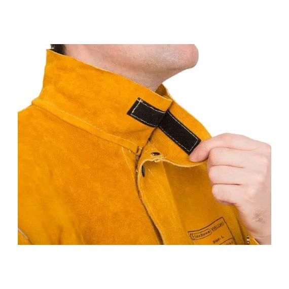 Chaqueta con dorso de tela ignífuga WELDAS Golden Brown