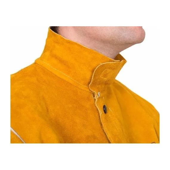 Chaqueta con dorso de tela ignífuga WELDAS Golden Brown