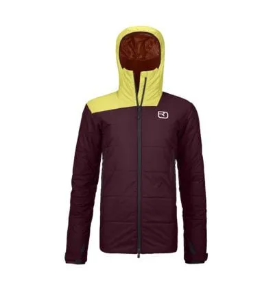 Chaqueta de esquí Ortovox Swisswool Zinal Jacket (Dark Wine) mujer