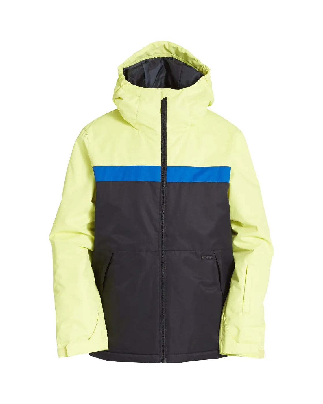 Chaqueta exterior niño nieve BILLABONG con capucha ALL DAY Jacket CITRUS Ref. Q6JB10 amarilla y negra