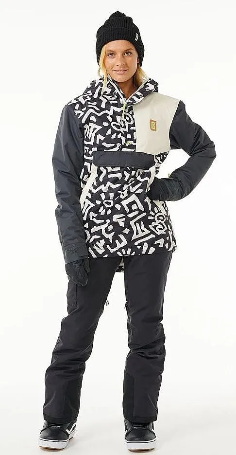 CHAQUETA RIP CURL ANTI SERIES ANORAK 10K  WASHED BLACK SE  WOMEN´S
