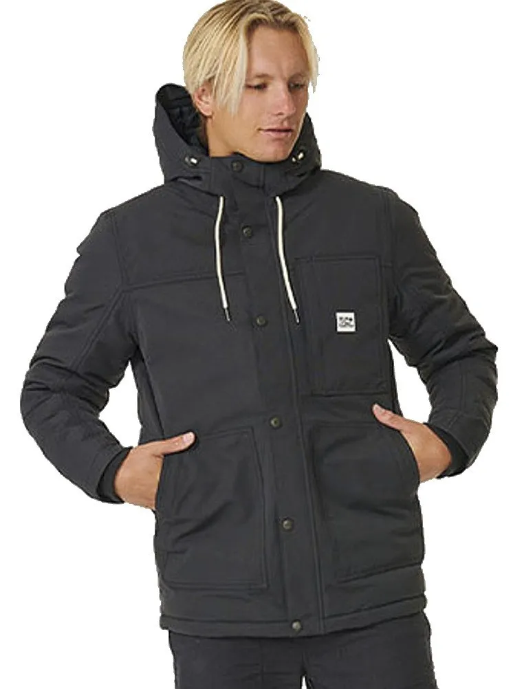 CHAQUETA RIP CURL ANTI SERIES SALT WATER CULTURE OVERTIME  WASHED BLACK  MEN´S