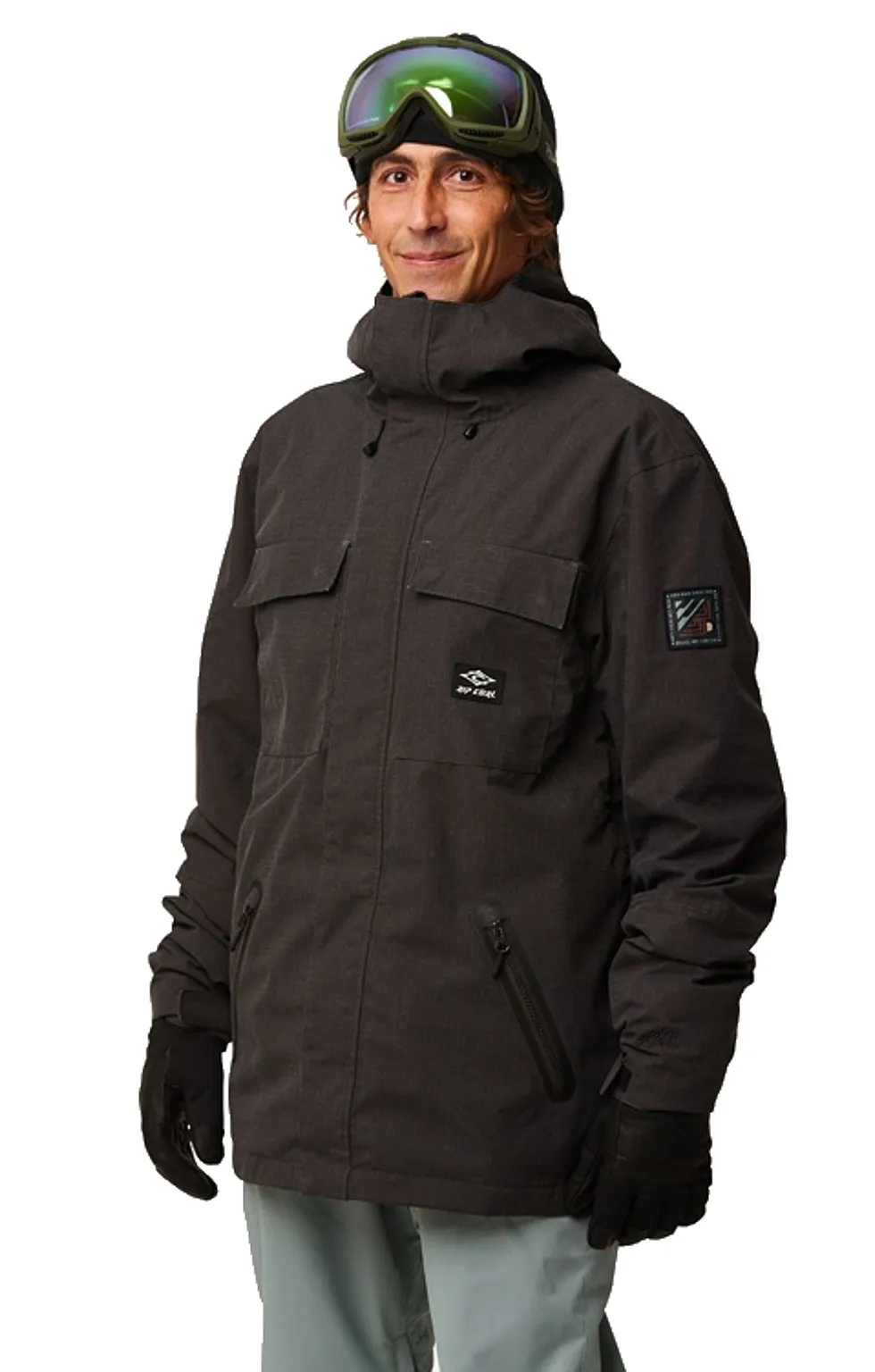 CHAQUETA RIP CURL PINNACLE  WASHED BLACK  MEN´S