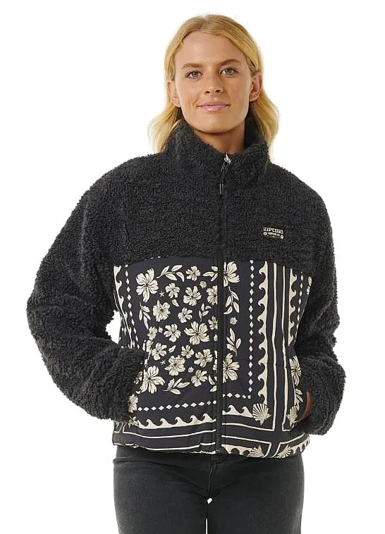 CHAQUETA RIP CURL SOLEIL PUFFER  BLACK  WOMEN´S