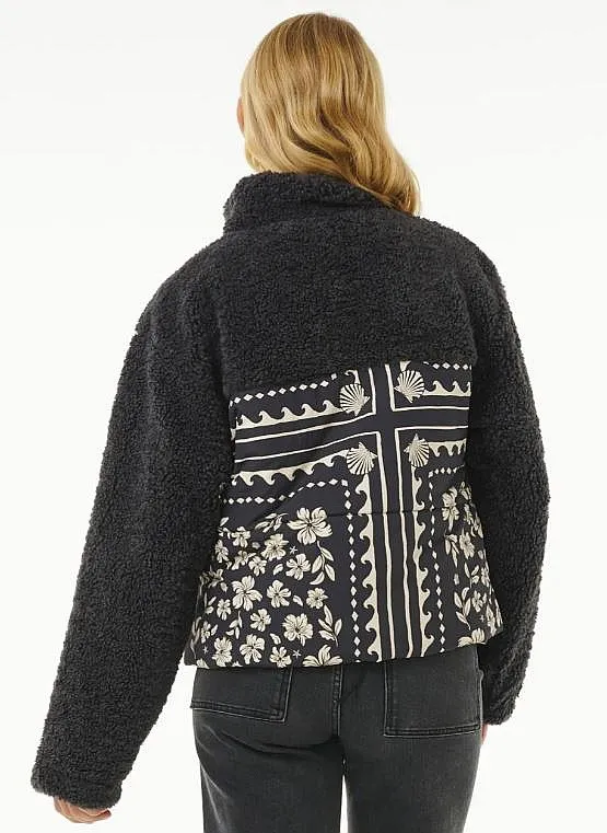 CHAQUETA RIP CURL SOLEIL PUFFER  BLACK  WOMEN´S