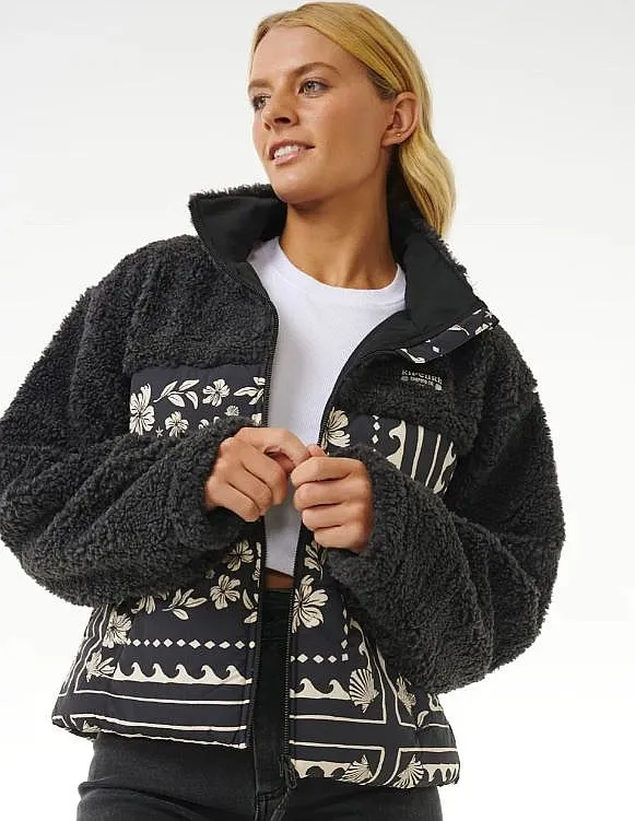 CHAQUETA RIP CURL SOLEIL PUFFER  BLACK  WOMEN´S