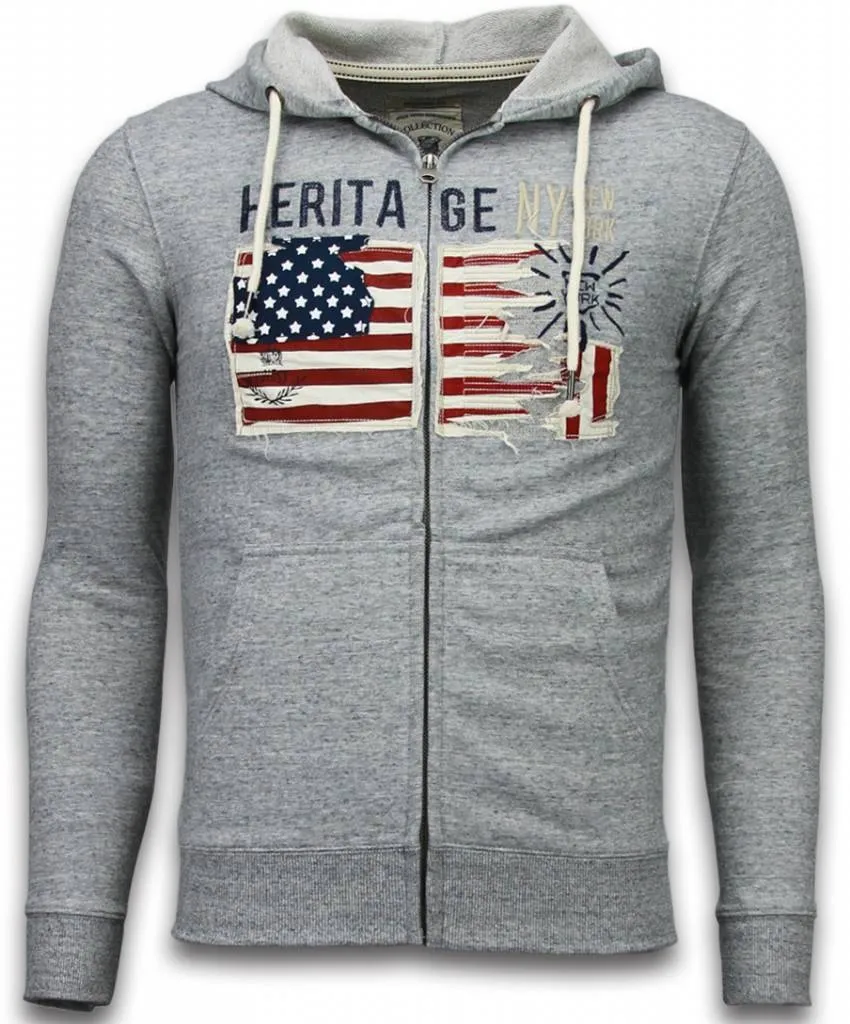 CHAQUETAS  BORDADOS AMERICAN HERITAGE CHALECOS HOMBRE  GRIS