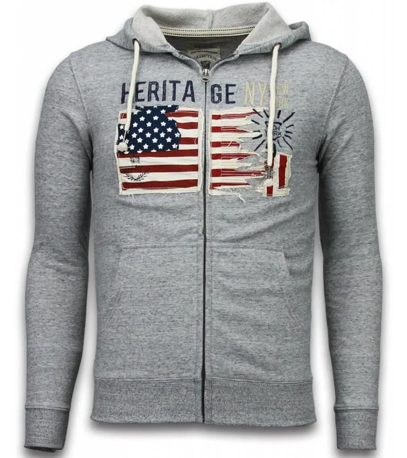 CHAQUETAS  BORDADOS AMERICAN HERITAGE CHALECOS HOMBRE  GRIS