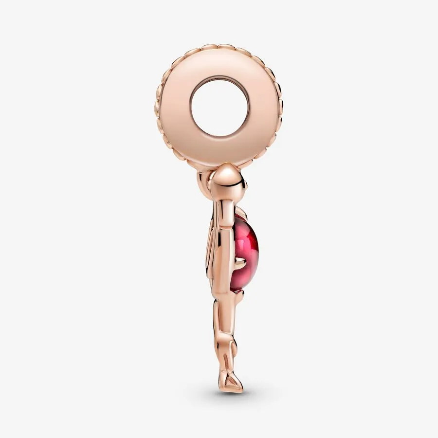 Charm Colgante Cristal de Murano Flamenco Rosa 789431C01