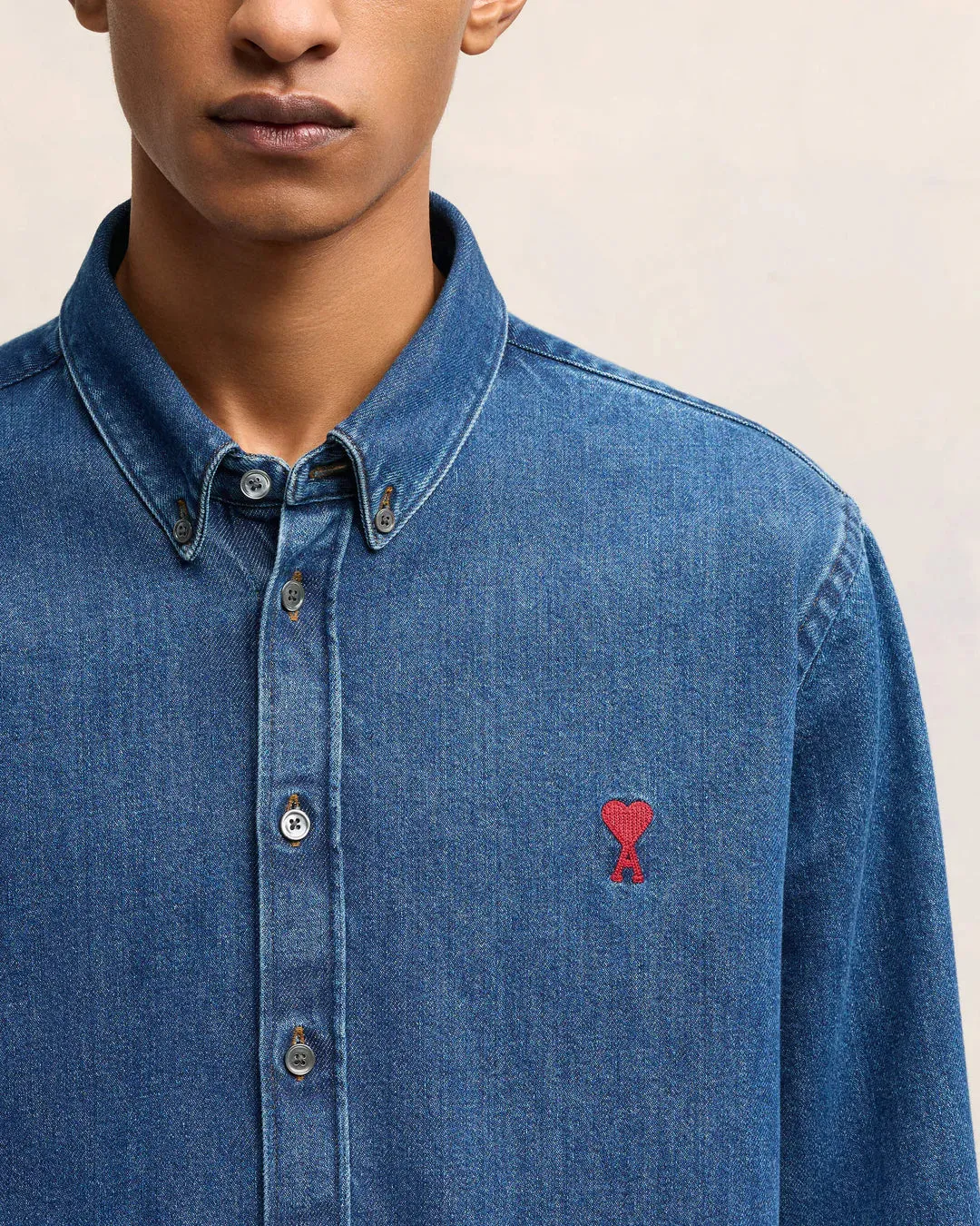 Chemise Col Boutone Ami De Coeur Blue Used