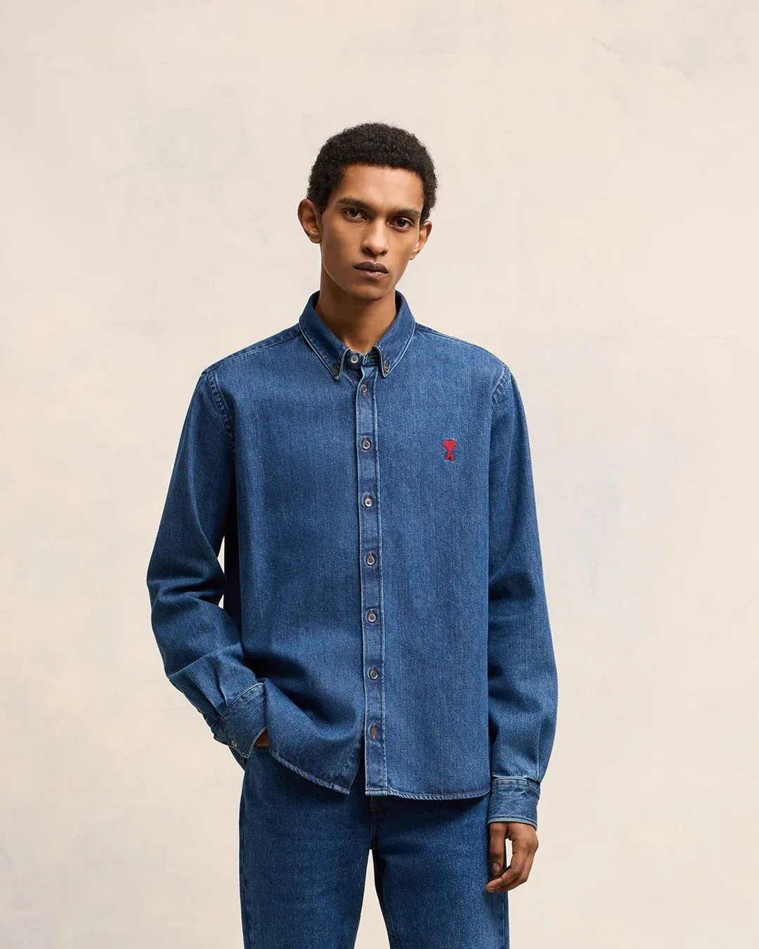 Chemise Col Boutone Ami De Coeur Blue Used