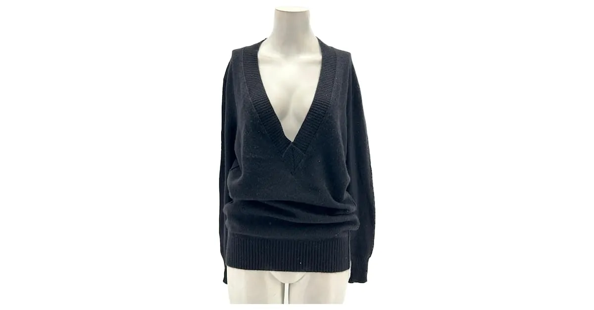 Chloé Camiseta de punto CHLOE.Cachemira XS Internacional Negro 