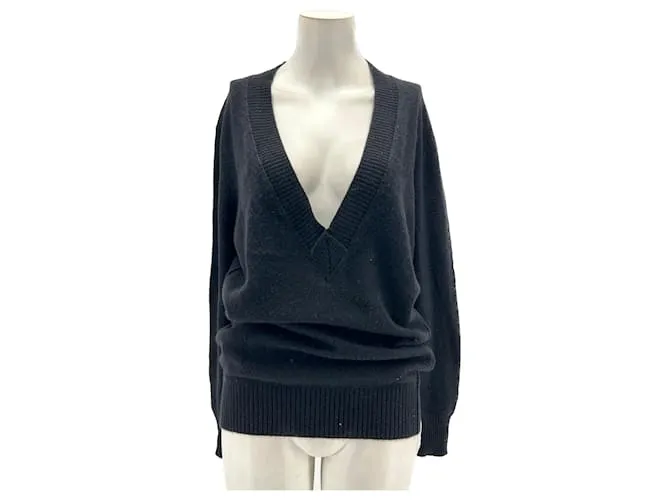 Chloé Camiseta de punto CHLOE.Cachemira XS Internacional Negro 