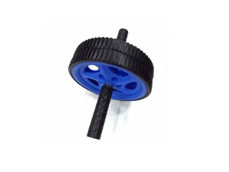 Combo gym!!! rueda abdominal + tiraband abierta amarilla