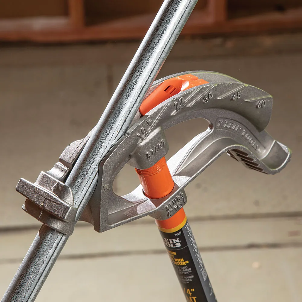 Conjunto completo de doblador de tubo conduit de aluminio para EMT de 3/4'' con Angle Setter™