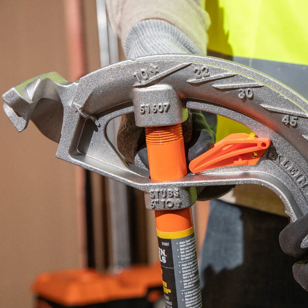 Conjunto completo de doblador de tubo conduit de aluminio para EMT de 3/4'' con Angle Setter™