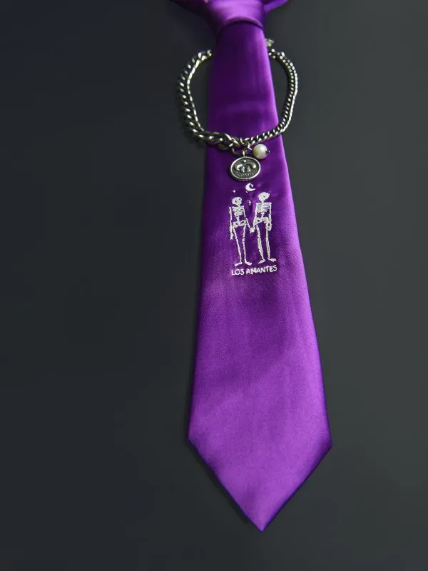 CORBATA "AMANTES" MORADA