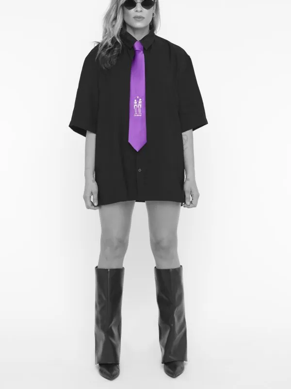 CORBATA "AMANTES" MORADA