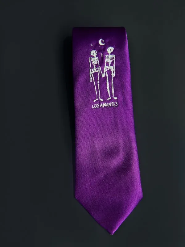 CORBATA "AMANTES" MORADA