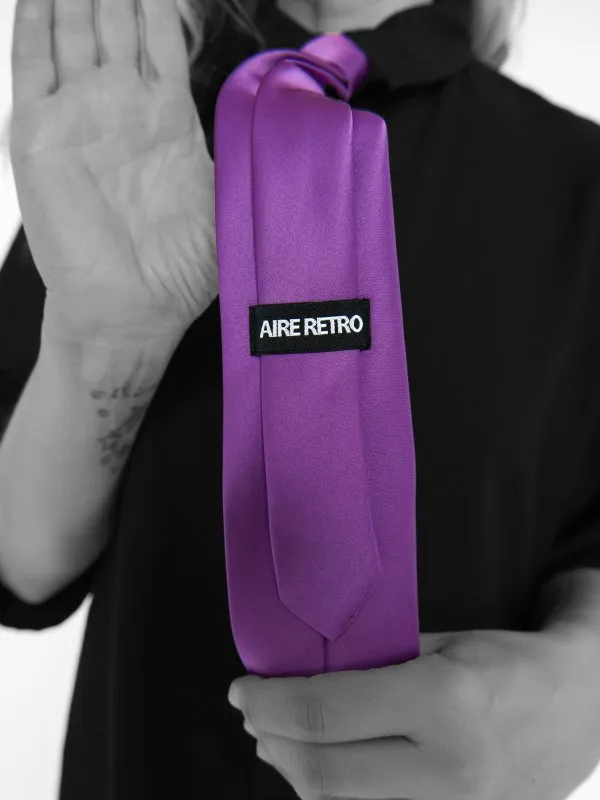 CORBATA "AMANTES" MORADA